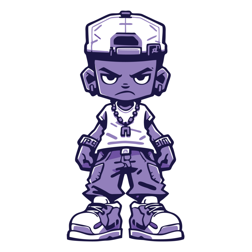 Hiphop character for your design project, generative AI png