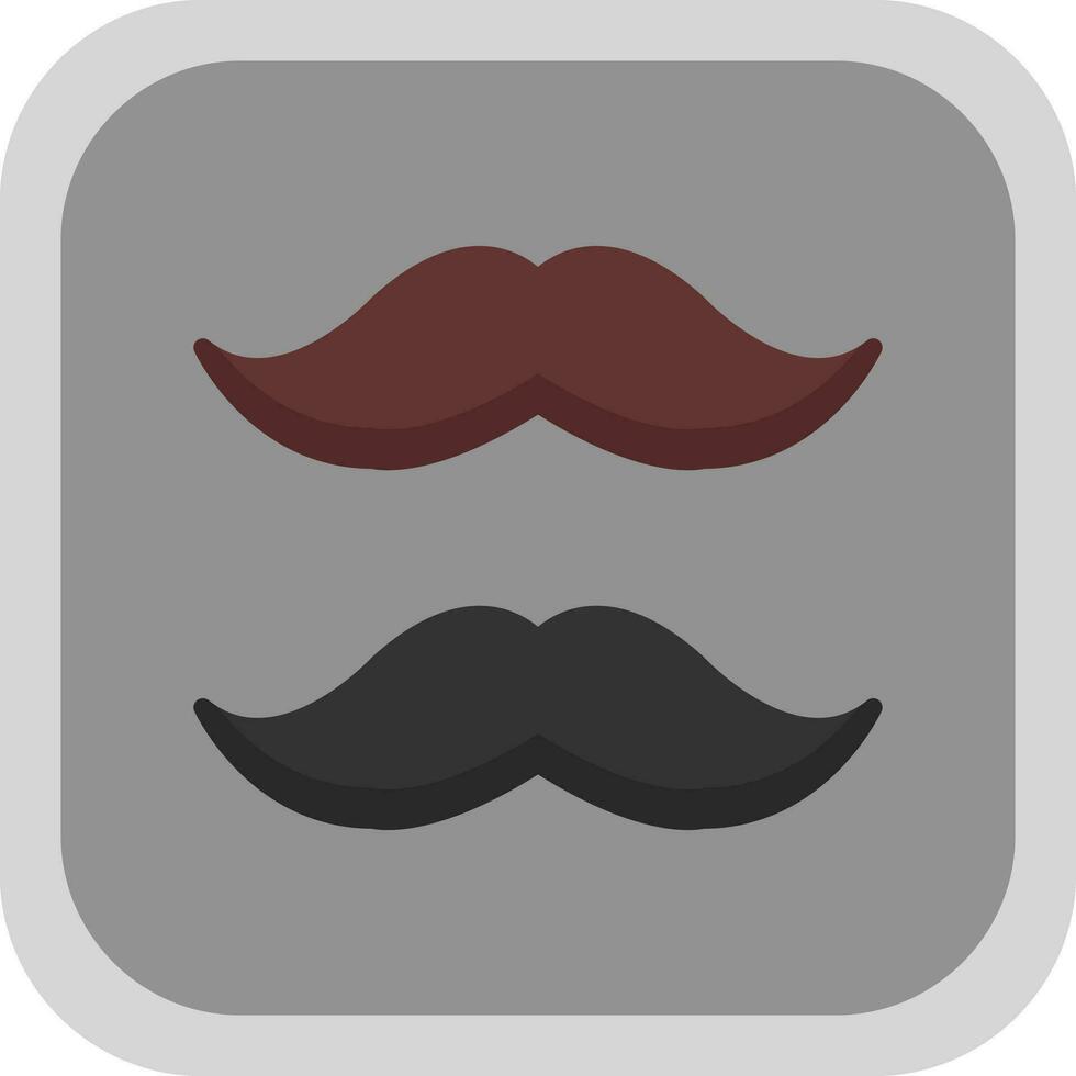 Moustache Vector Icon Design