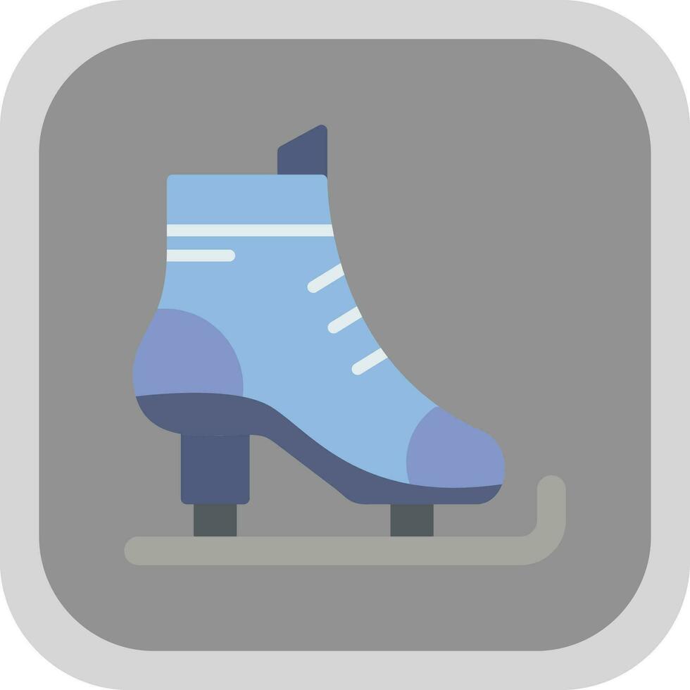 Ice skates Vector Icon Design