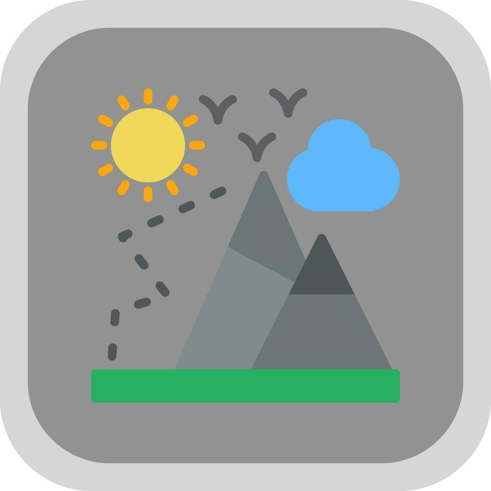 Mountaineering Vector Icon Design