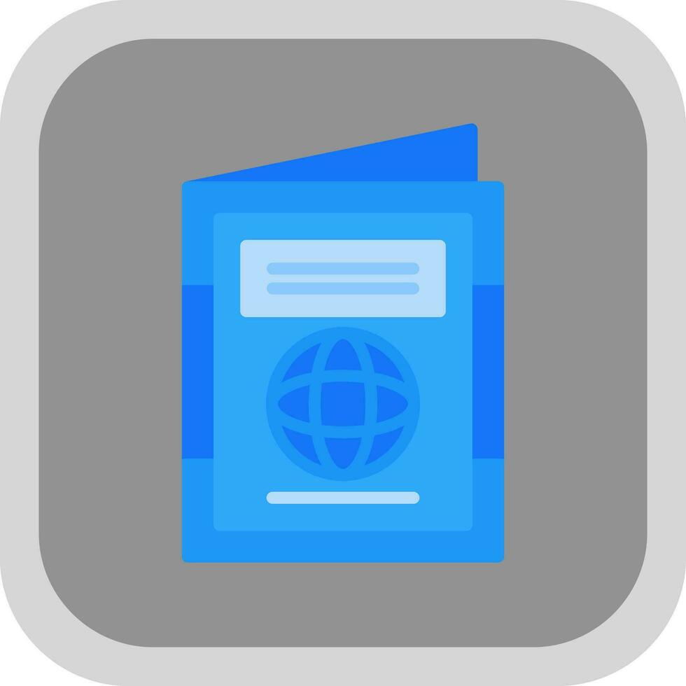 International passport Vector Icon Design