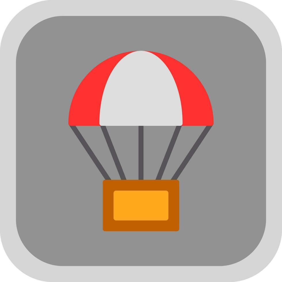 Parachute Vector Icon Design