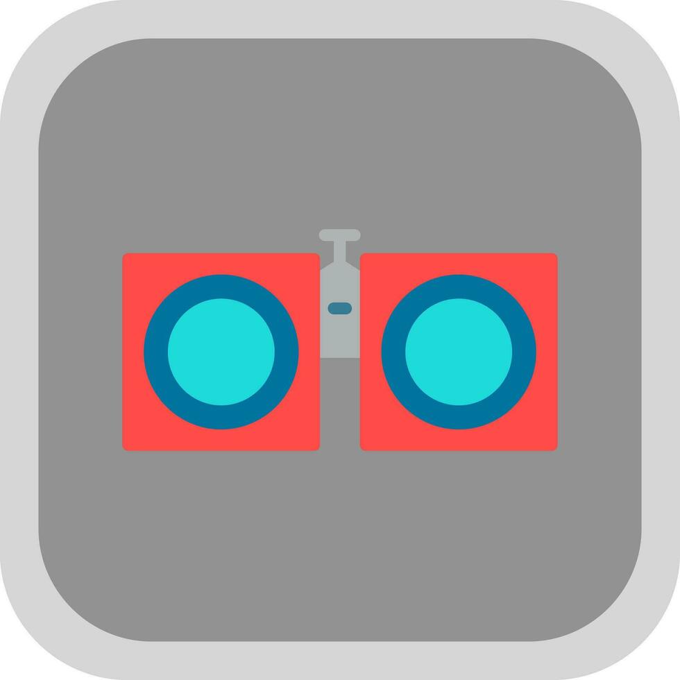 Binoculars Vector Icon Design