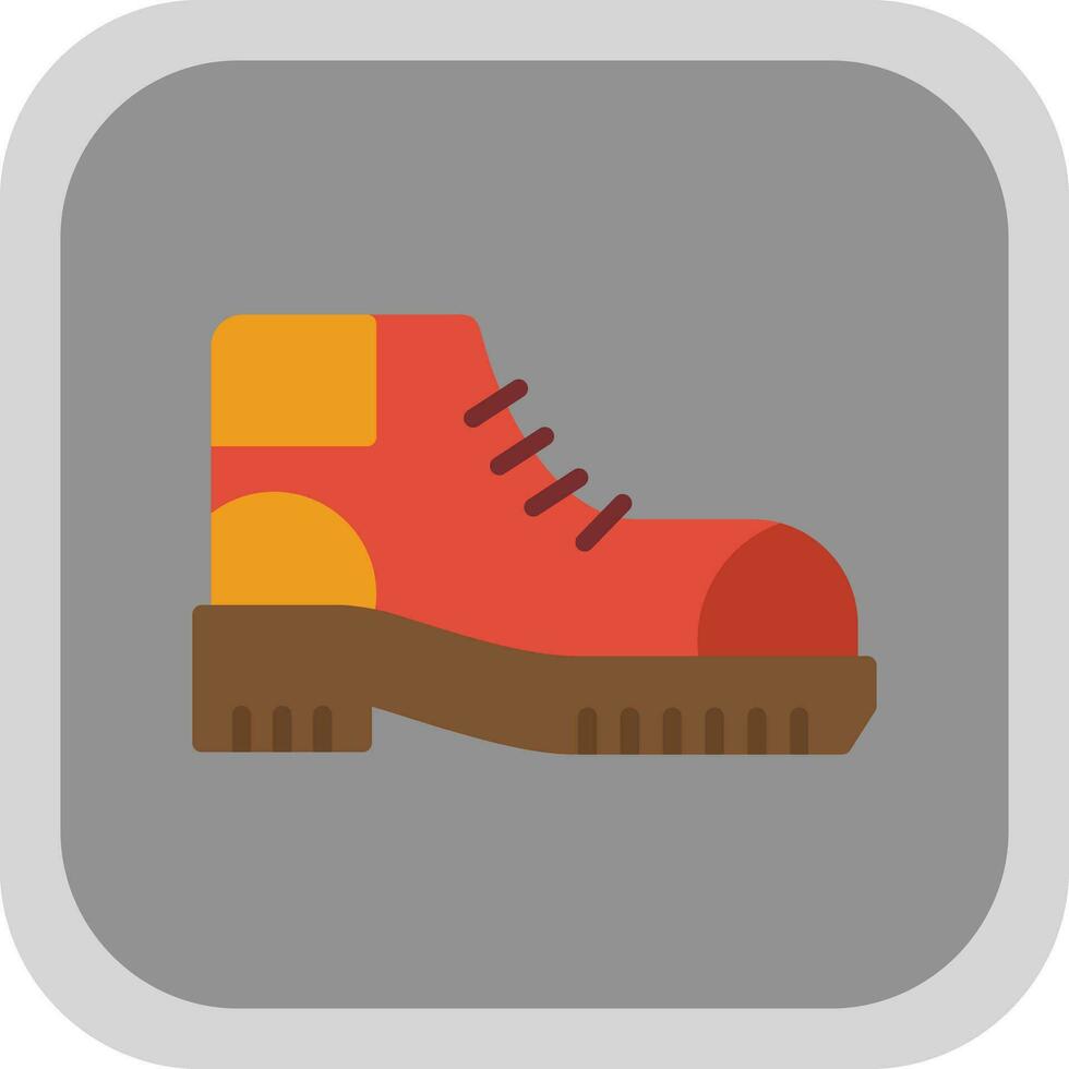 Hiking boots Vector Icon Design