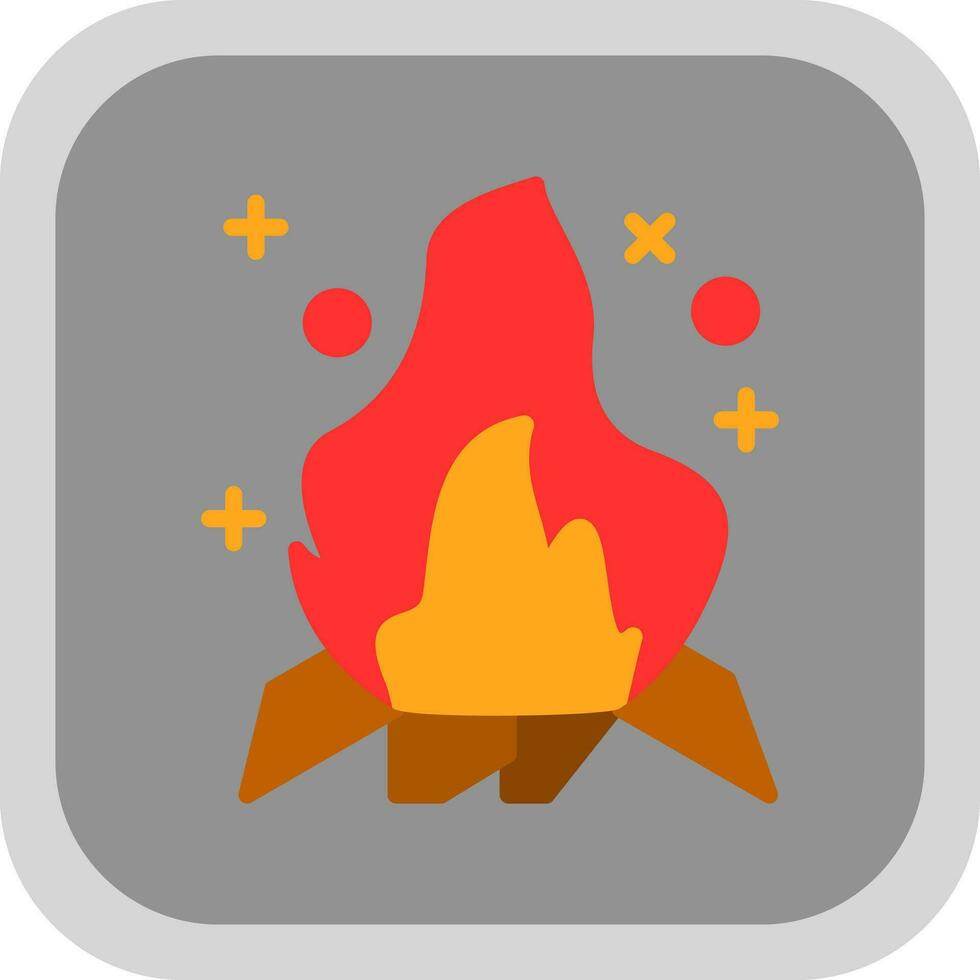 Bonfire Vector Icon Design