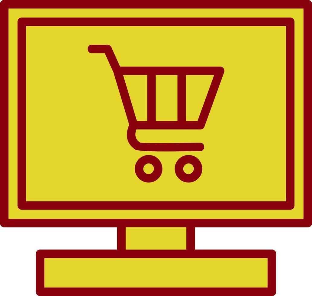 Online shop Vector Icon Design