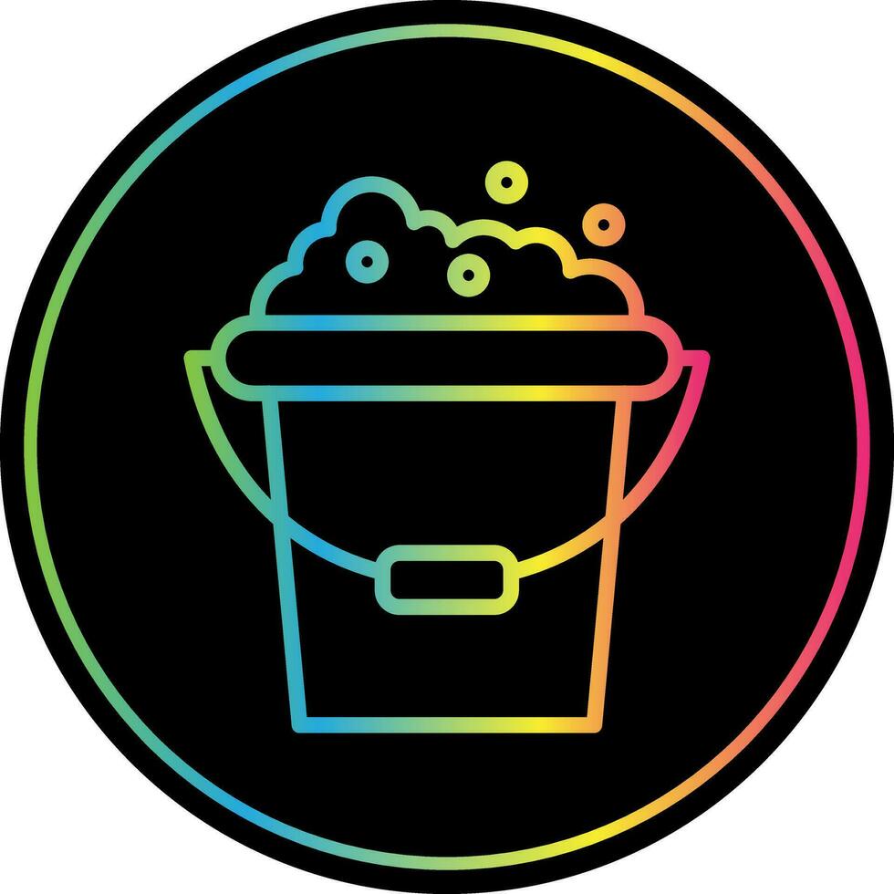 Bucket Vector Icon Design