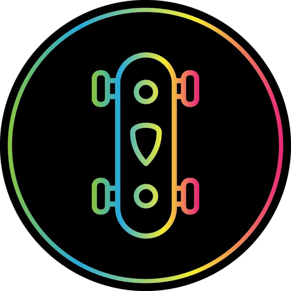 Longboard Vector Icon Design