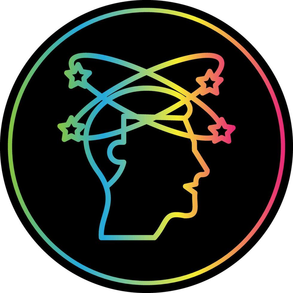 Dizziness Vector Icon Design