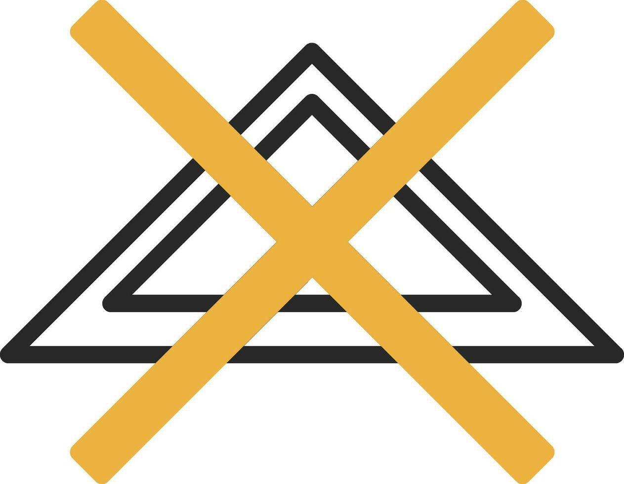 No bleach Vector Icon Design