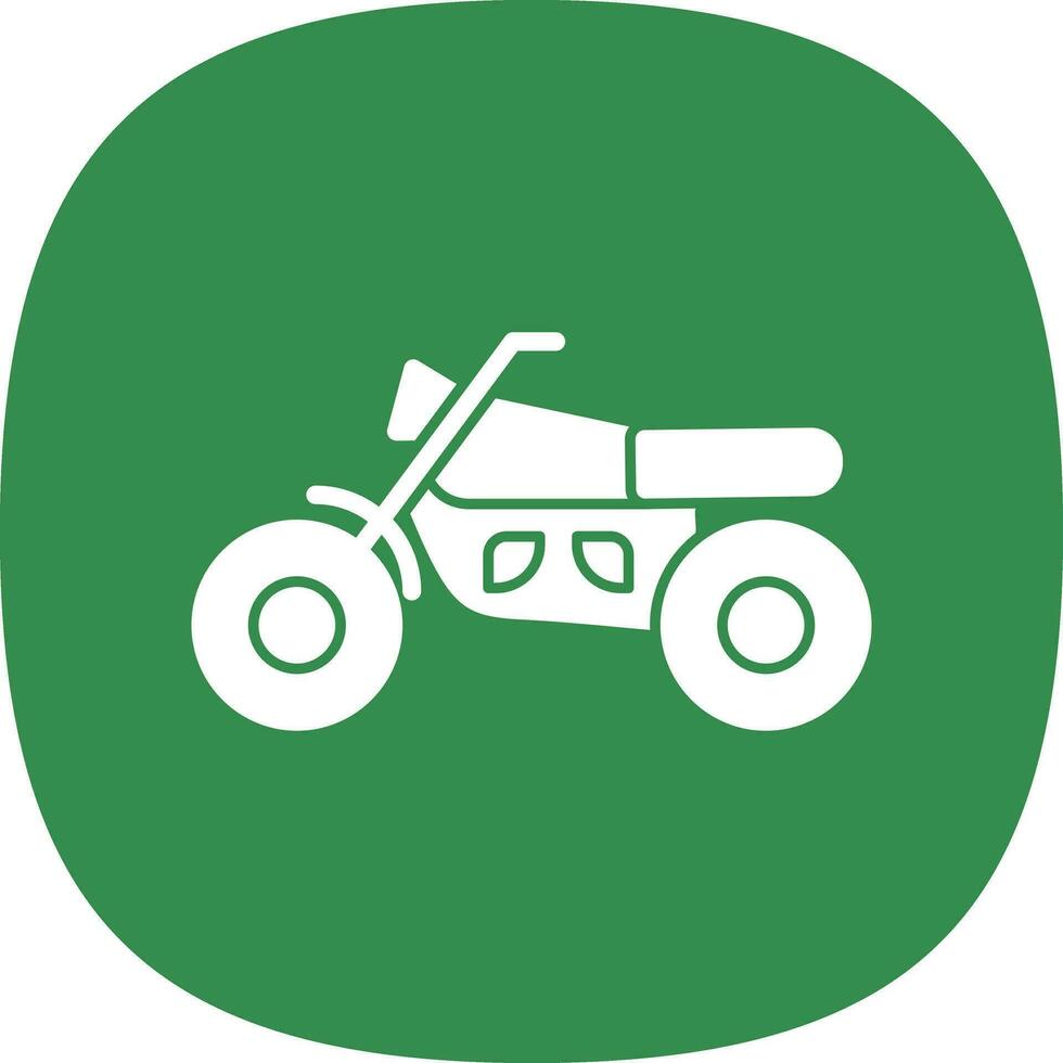 Motorbike Vector Icon Design