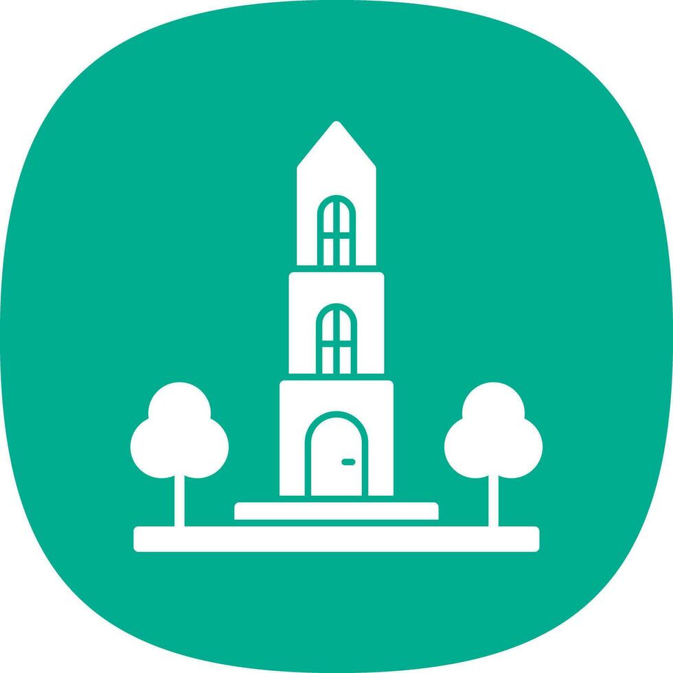 Dom tower Vector Icon Design