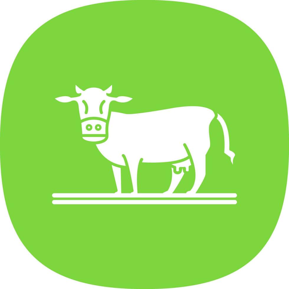 Cow Vector Icon Design