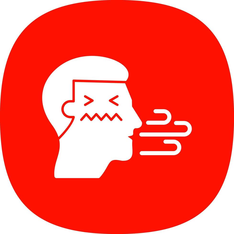 Bad breath Vector Icon Design