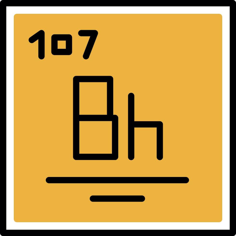 Bohrium Vector Icon Design