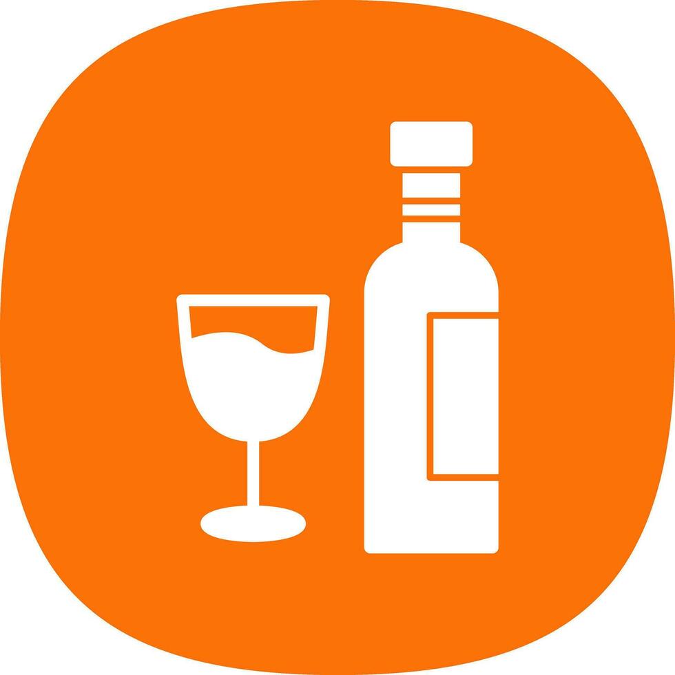 diseño de icono de vector de vino