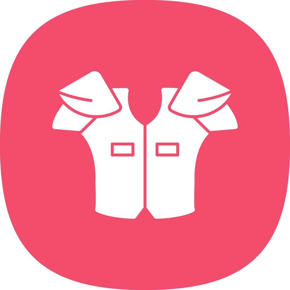 Shoulder pads Vector Icon Design