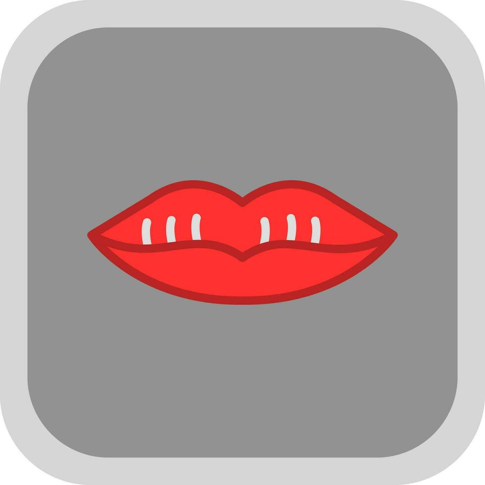 diseño de icono de vector de labios