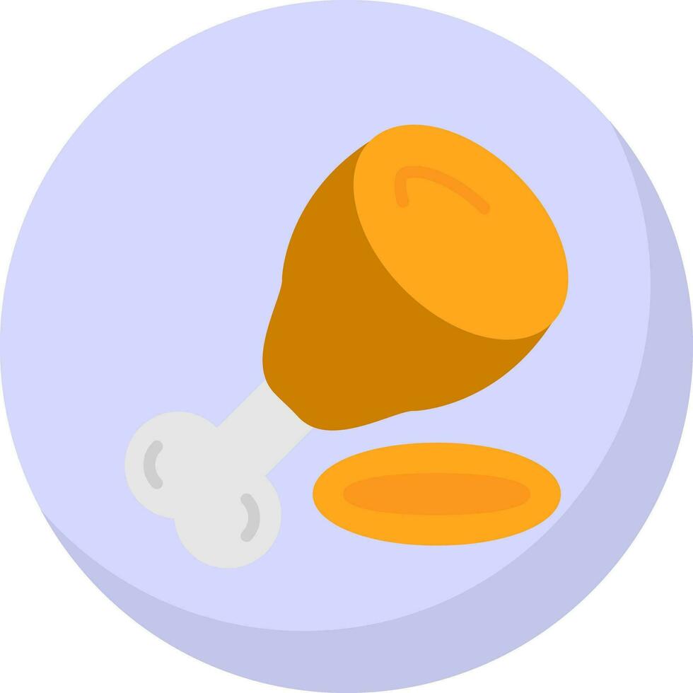 Ham leg Vector Icon Design