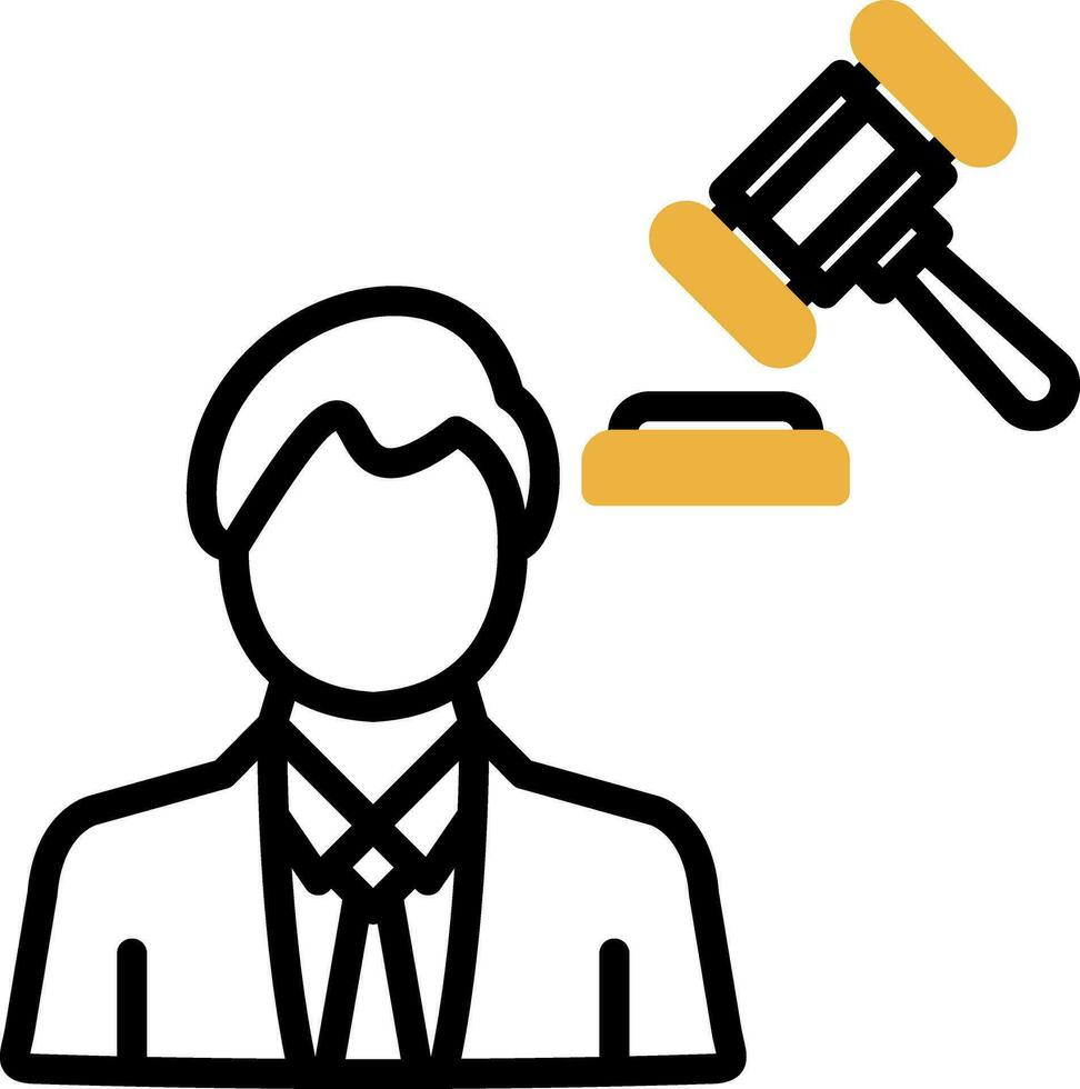 Lawyer Vector Icon Design