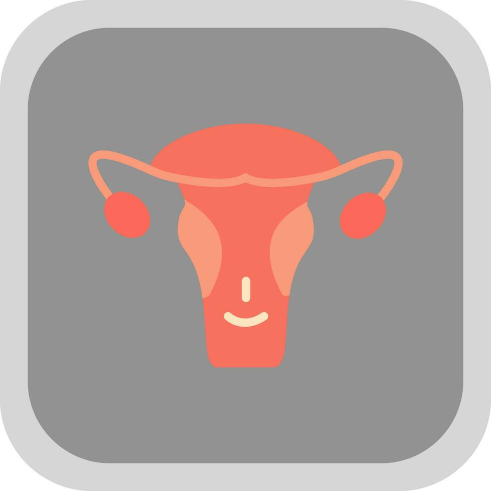 Uterus Vector Icon Design