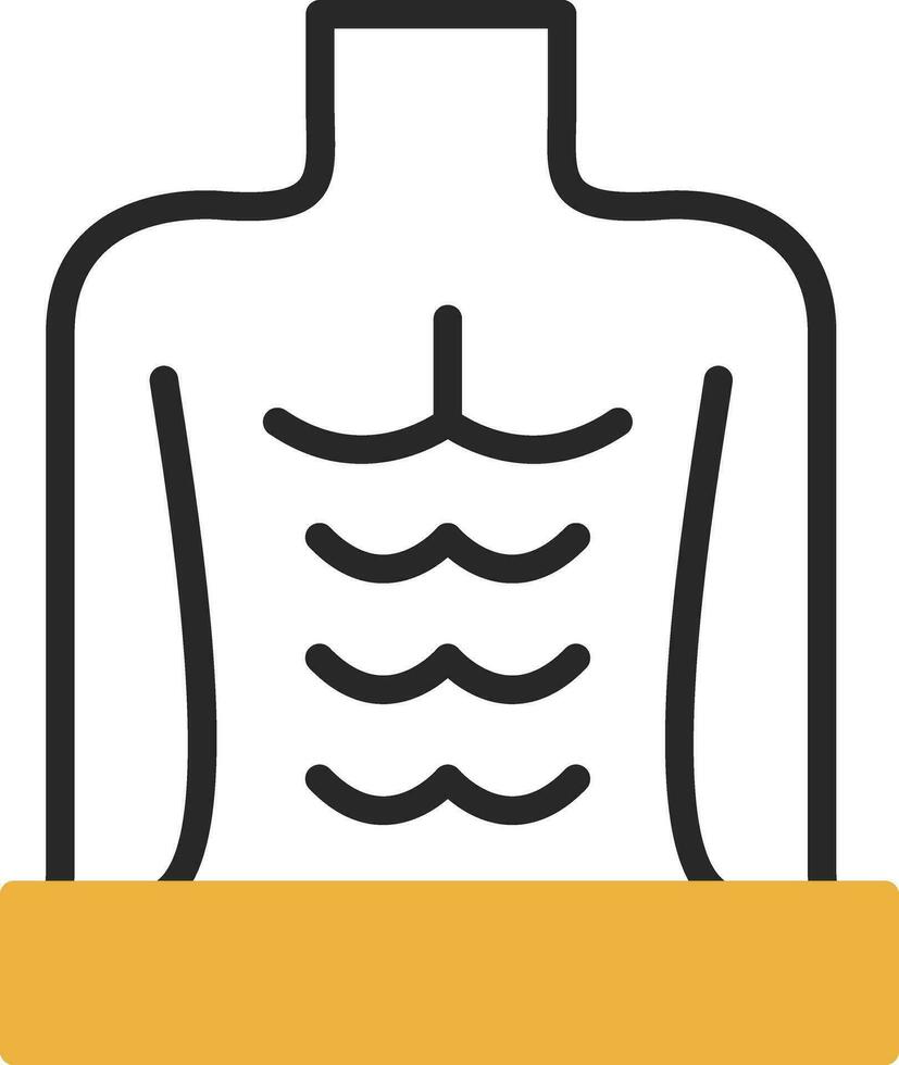 Abdominals Vector Icon Design