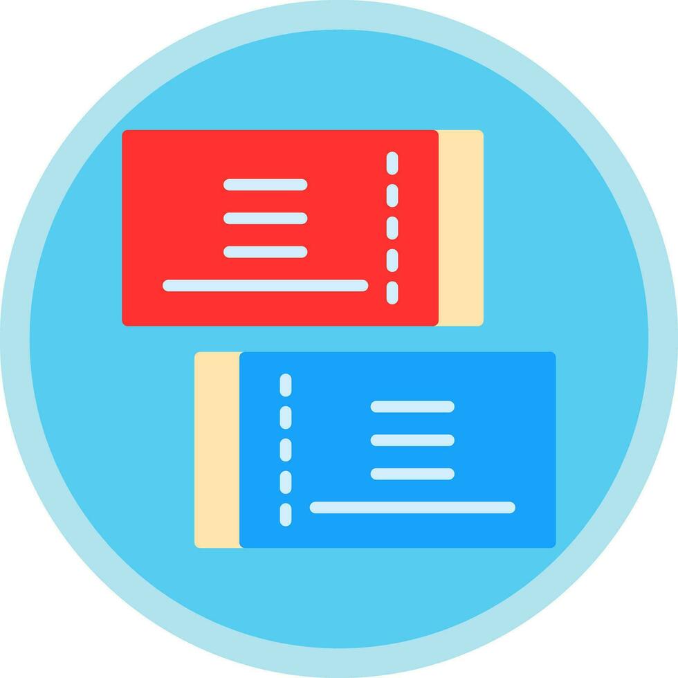 Tickets Vector Icon Design