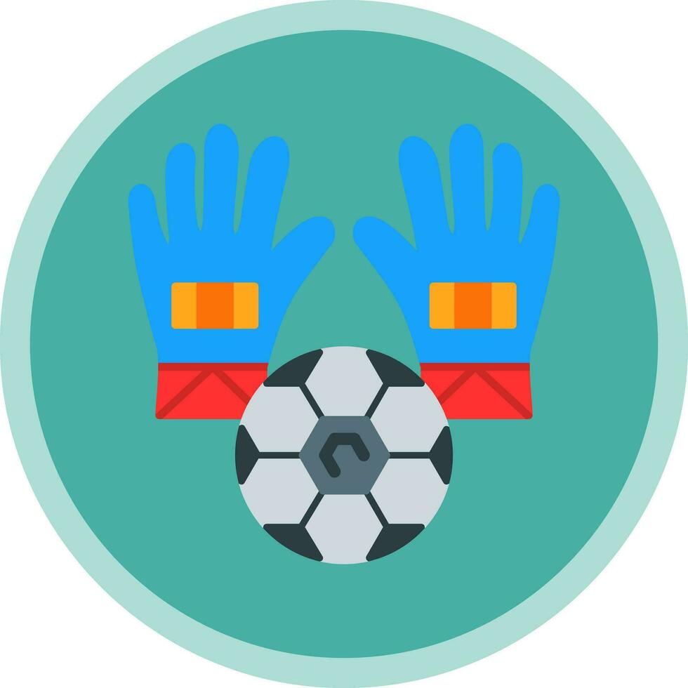 Goalie Vector Icon Design