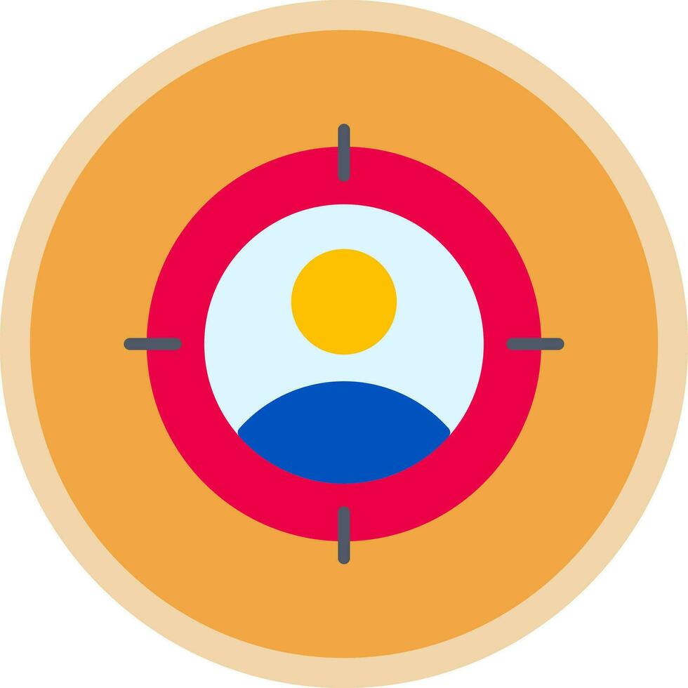 Target audience Vector Icon Design