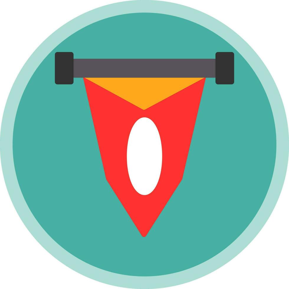 Pennant Vector Icon Design