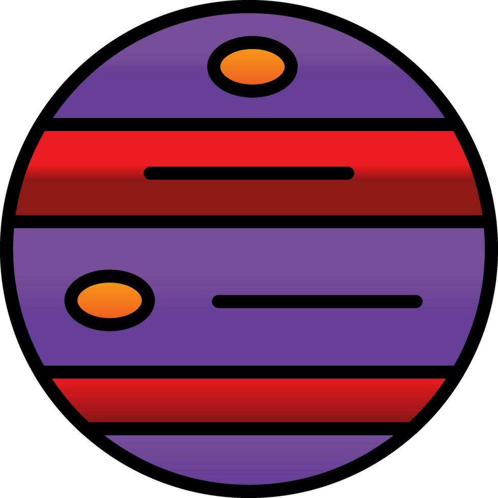 Planets Vector Icon Design