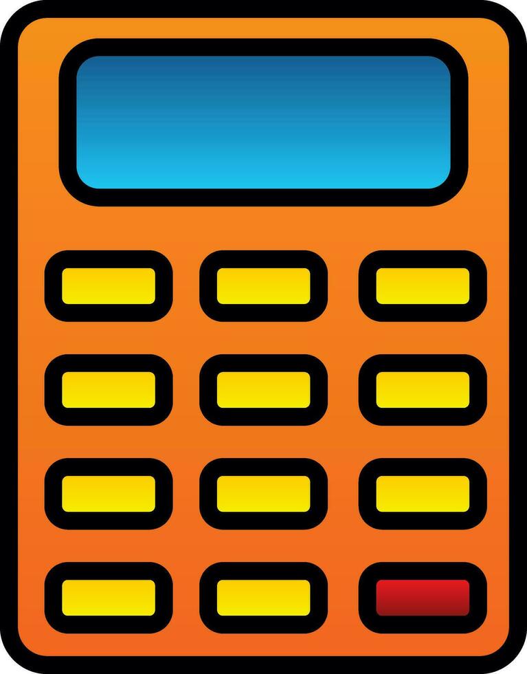 Calculator Vector Icon Design