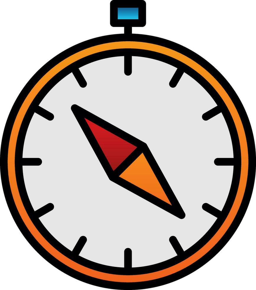 Compass Vector Icon Design