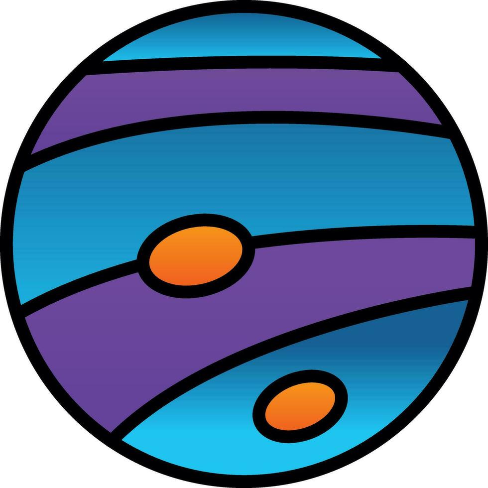 Neptune Vector Icon Design