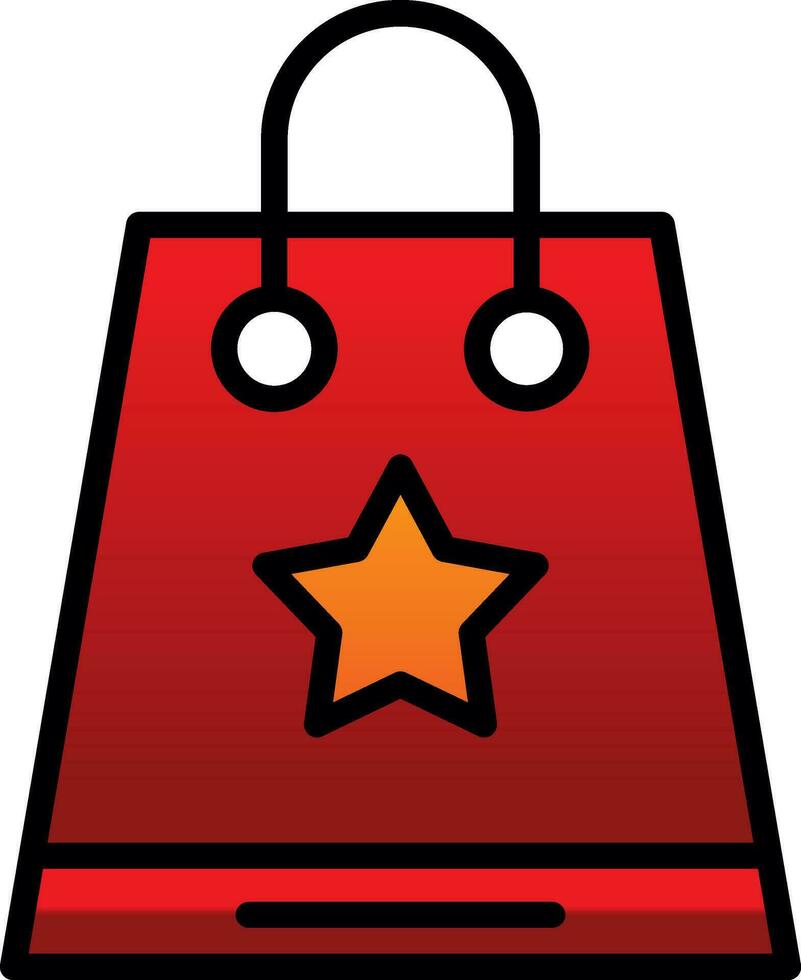 diseño de icono de vector de bolsa de compras