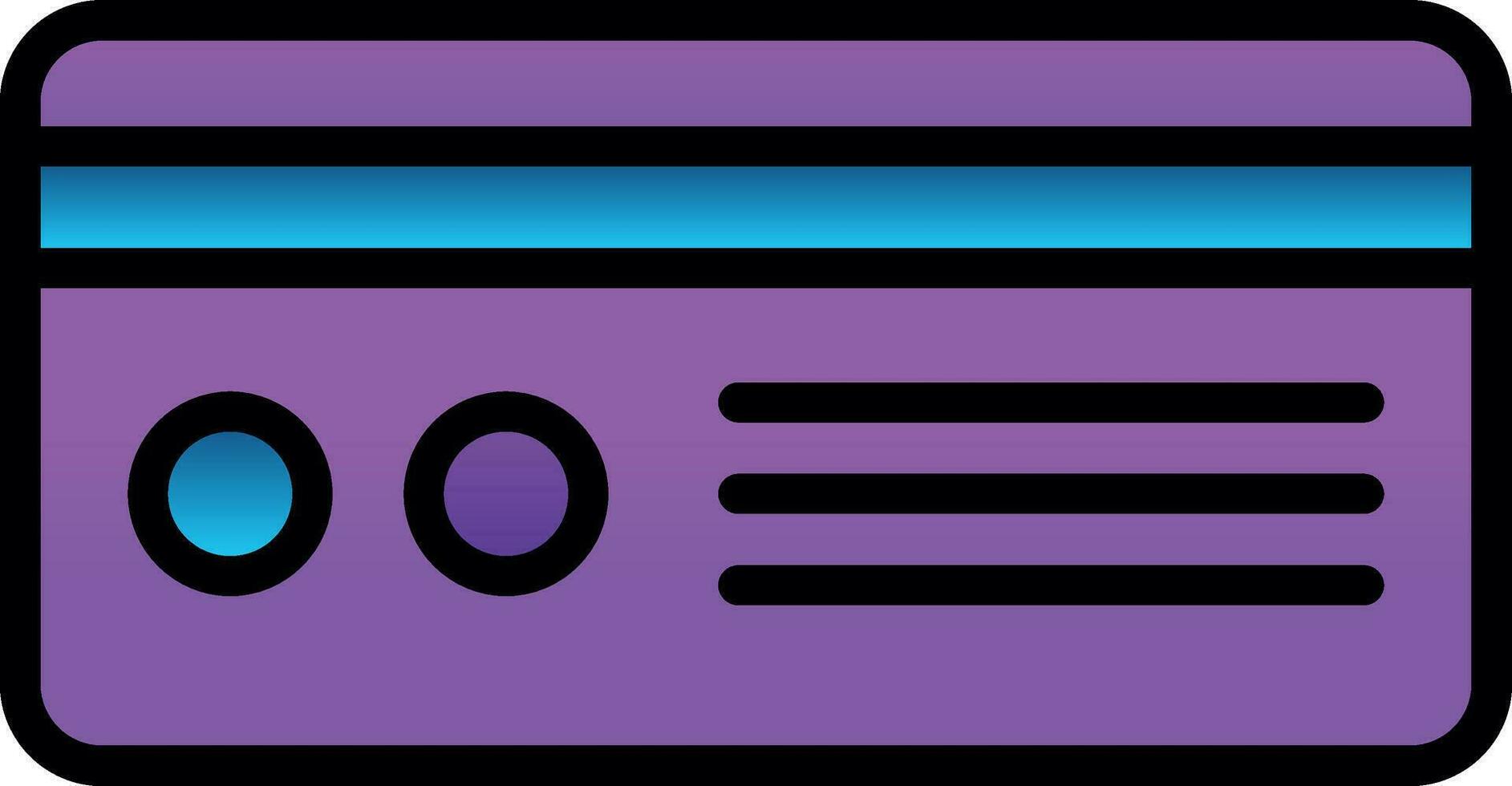 Credit Vector Icon Design