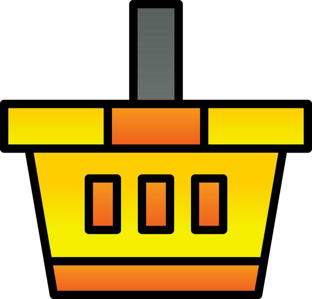 Basket Vector Icon Design