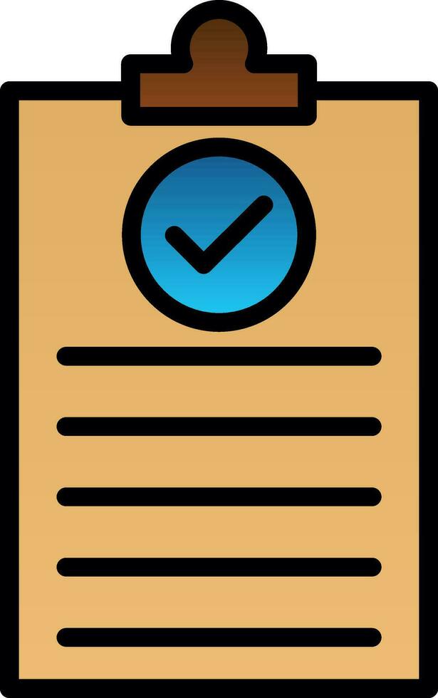 List Vector Icon Design