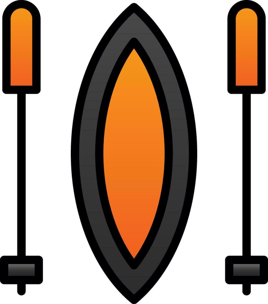 Slalom Vector Icon Design