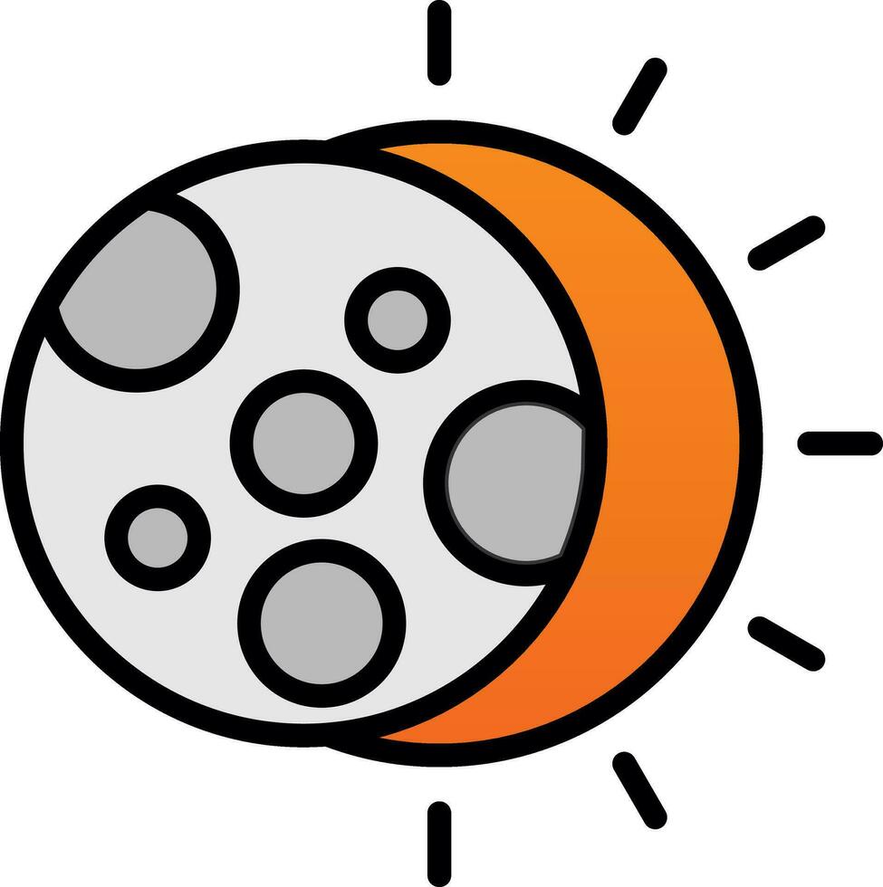 Eclipse Vector Icon Design