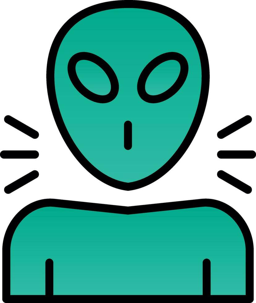 extraterrestre vector icono diseño