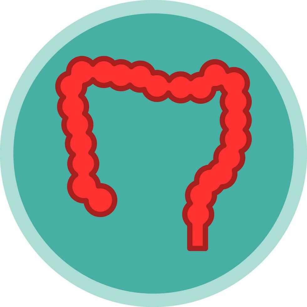 Large intestine Vector Icon Design