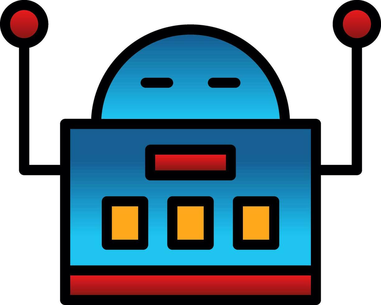 Robot Vector Icon Design