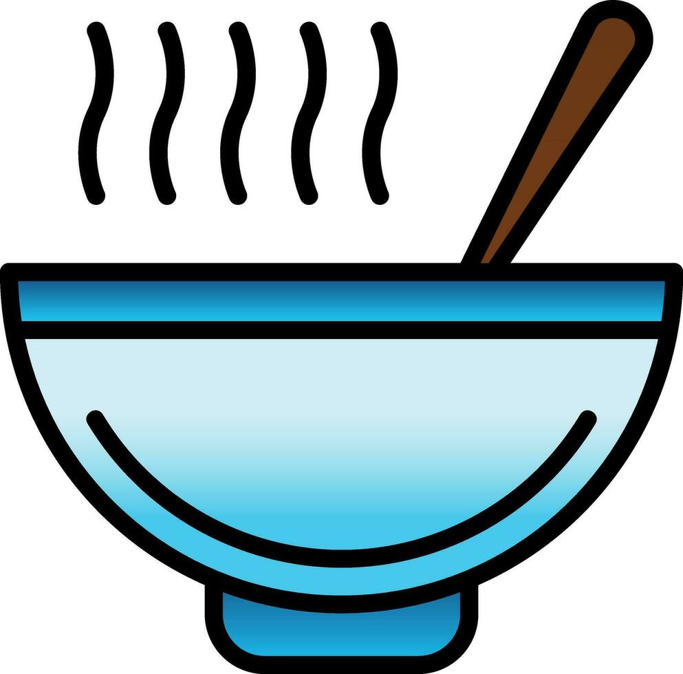 Soup Vector Icon Design