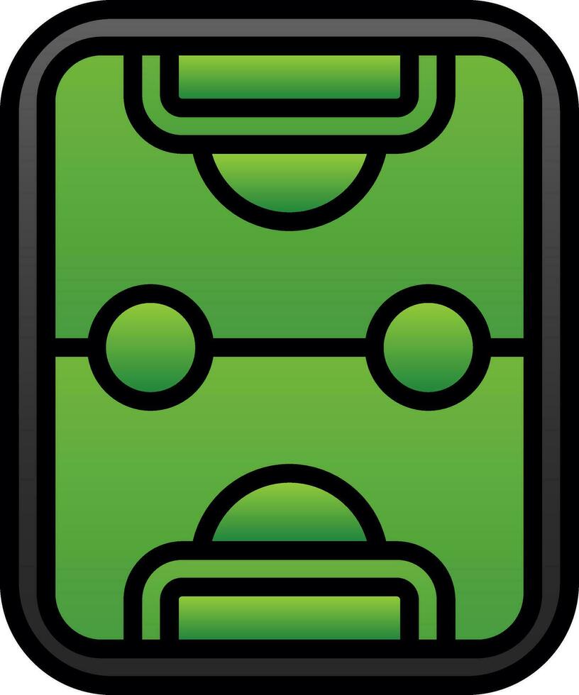 diseño de icono de vector de campo de hockey