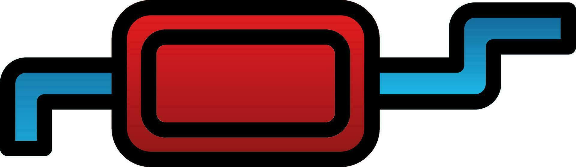 Muffler Vector Icon Design