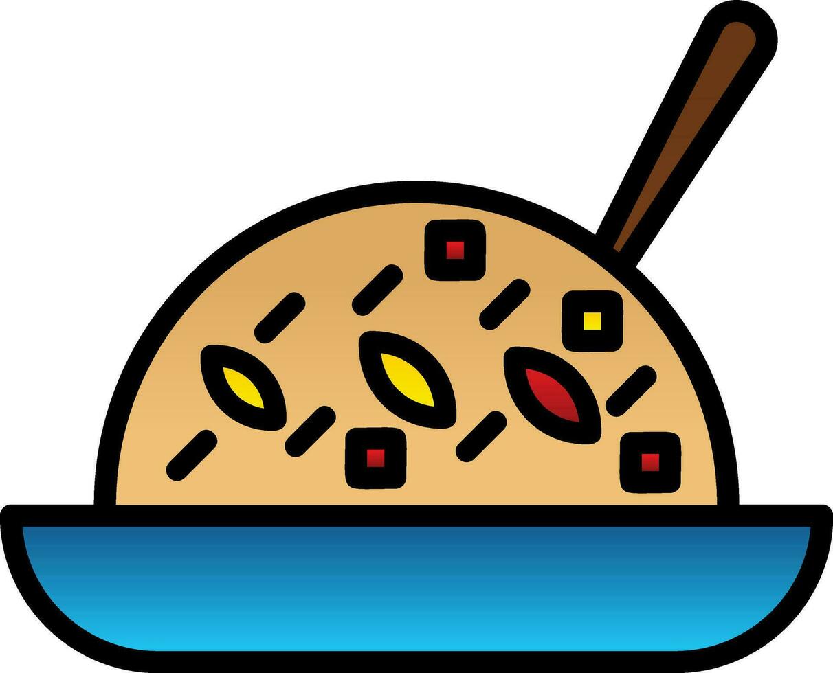 Curry Vector Icon Design
