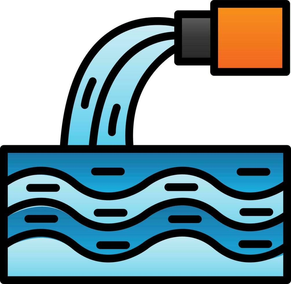 Waste water Vector Icon Design