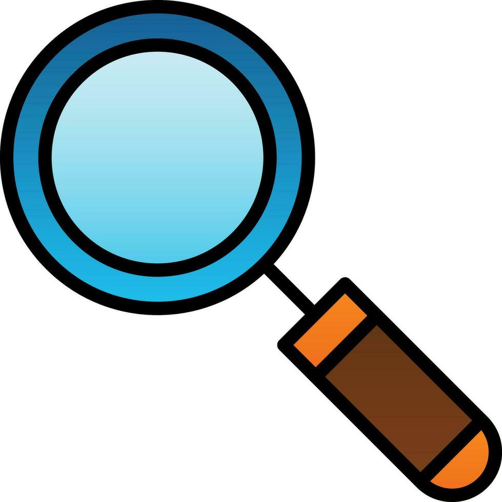 Magnifying glass Vector Icon Design