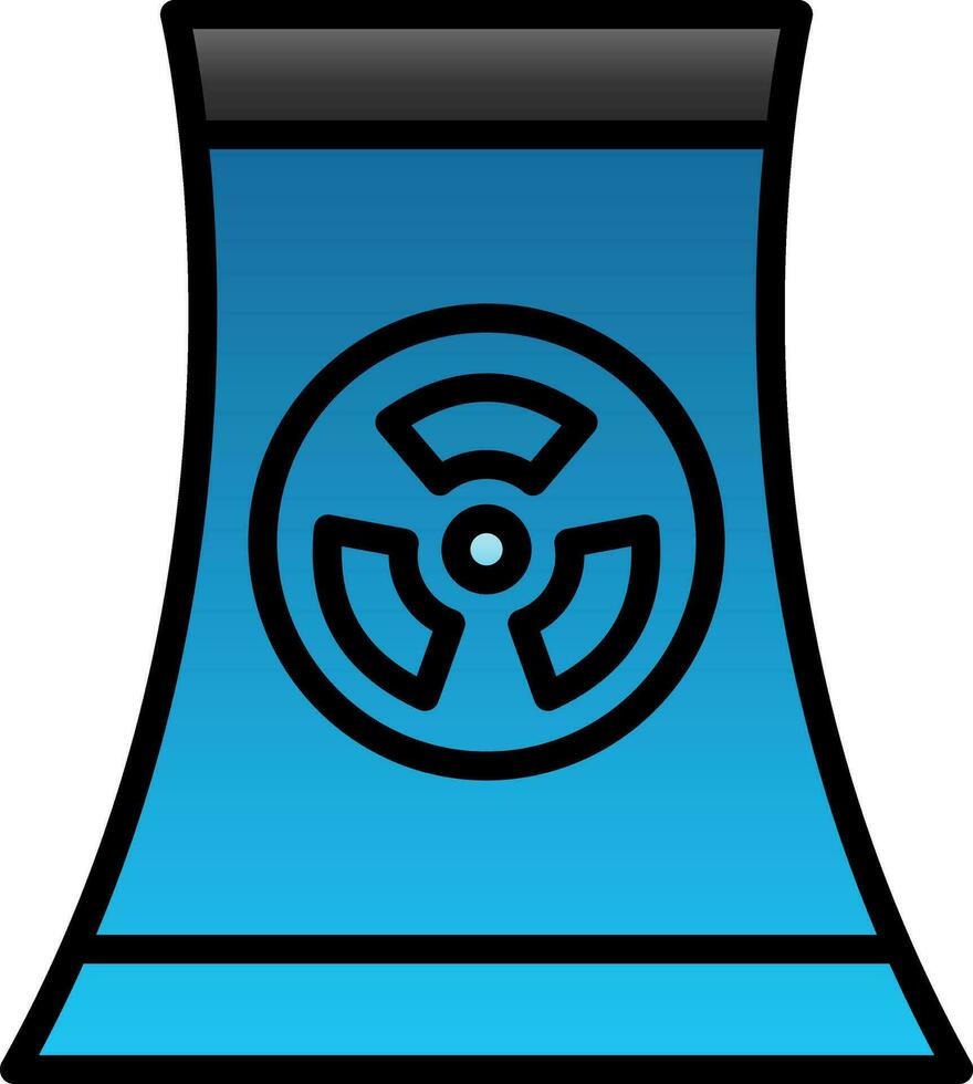 Nuclear Vector Icon Design